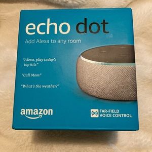 Echo dot 3rd gen- never used: NEW